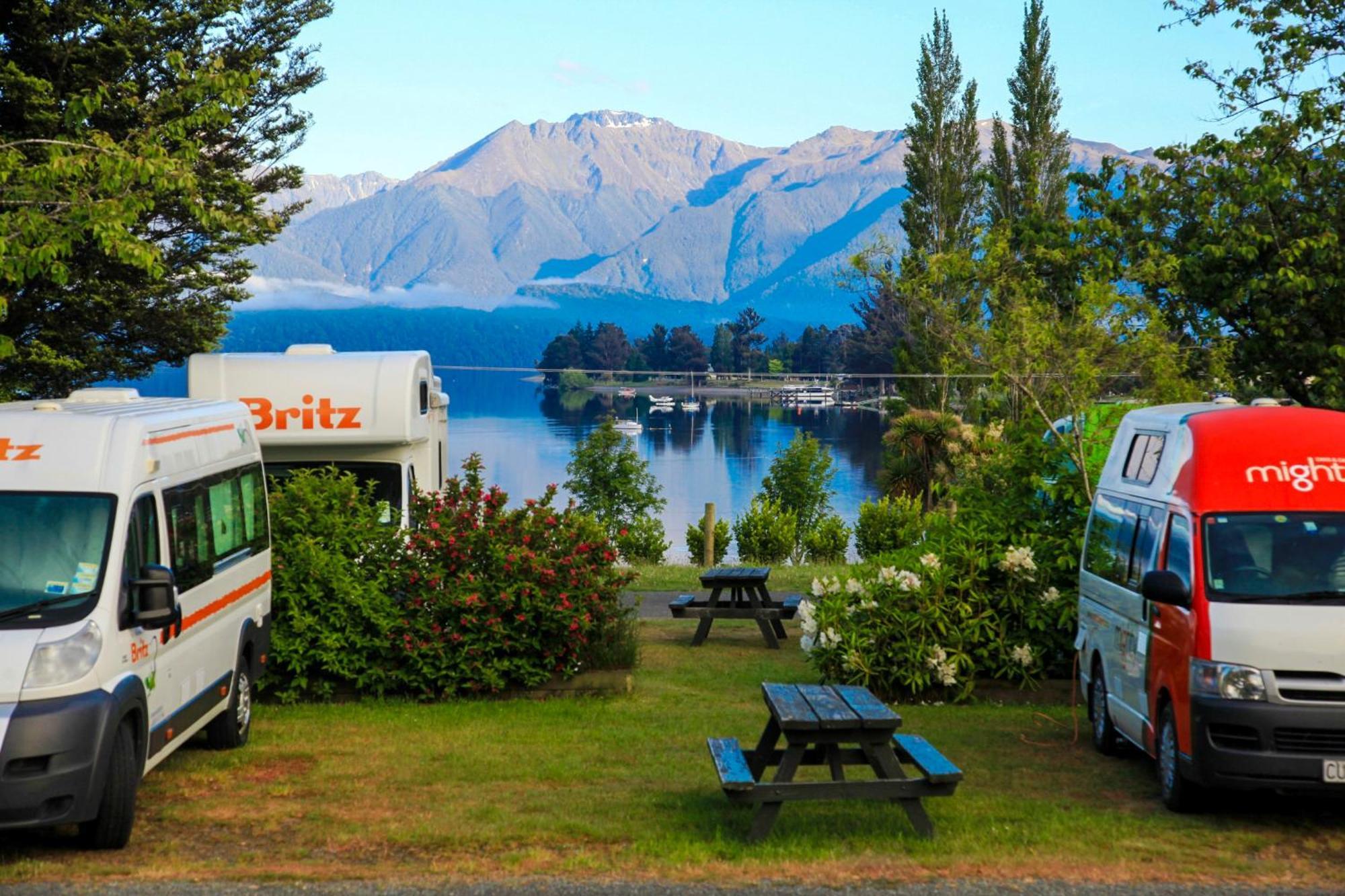 Te Anau Lakeview Holiday Park & Motels Dış mekan fotoğraf